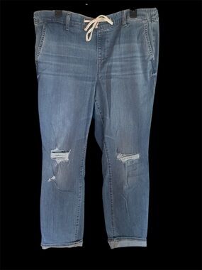 torrid Light Blue Distressed Boyfriend Jeans